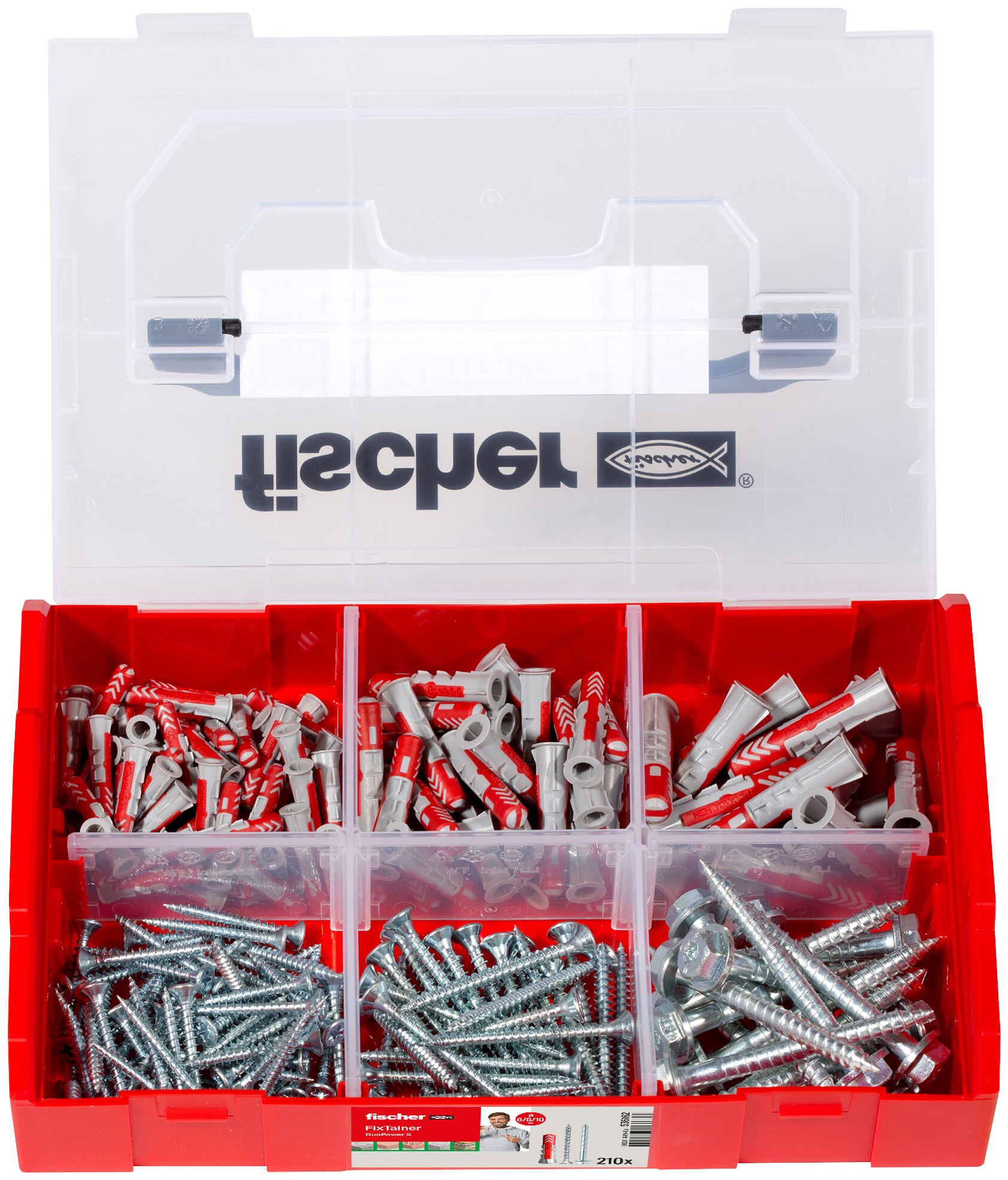 fischer FixTainer - DuoPower and screws